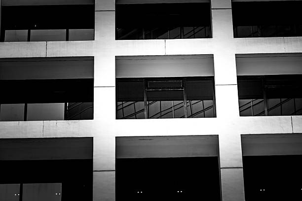 istock Commercial Architectures in Close up and with B&W tone tuned 542709794