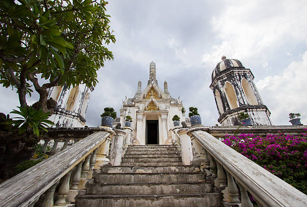 istock overcast sky at Phra Thi Nang Wetchayan Wichian Prasat 542710508