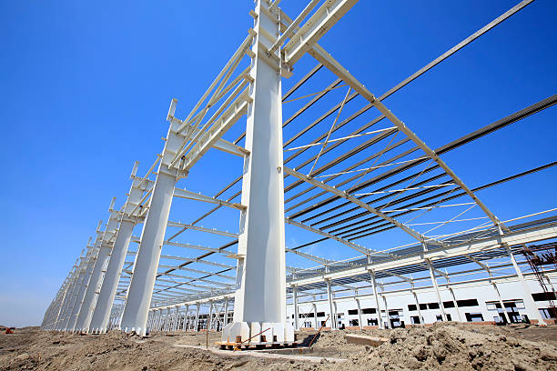 istock The construction of steel structure 542710532