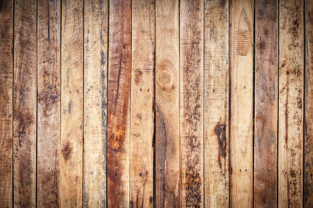 istock Wood texture and wood background old panels. 542711590