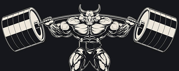Strong Bull Stock Illustration - Download Image Now - Muscular Build,  Adult, Agriculture - iStock