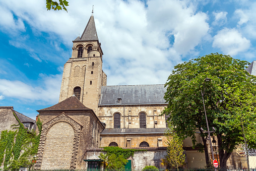 The Abbey of Saint-Germain-des-Pres in Paris, France