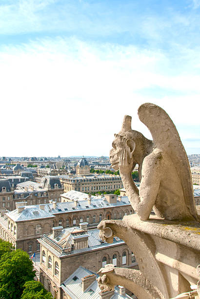 istock Bored Gargole of Notre Dame IV. 542712986