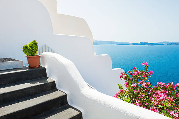 istock White architecture on Santorini island, Greece 542713614