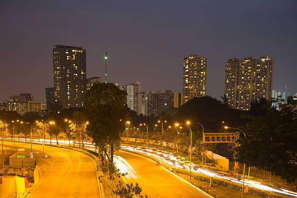 istock Singapore street at night 542714386