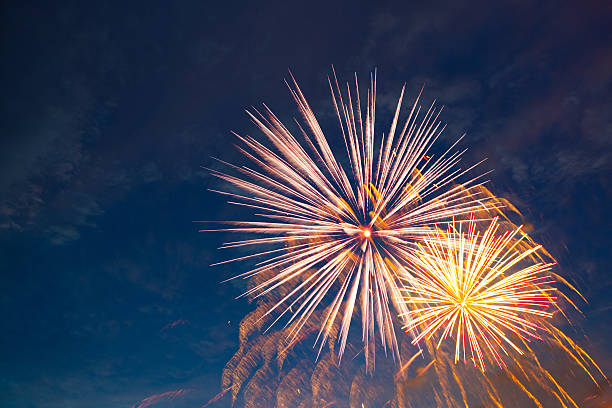 istock Fireworks display on 4th of July 542715512