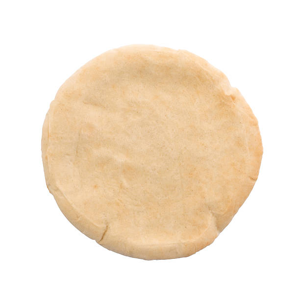 istock Single israeli flat bread pita 542716858