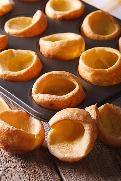 istock Yorkshire puddings in baking dish close up on the table 542716906