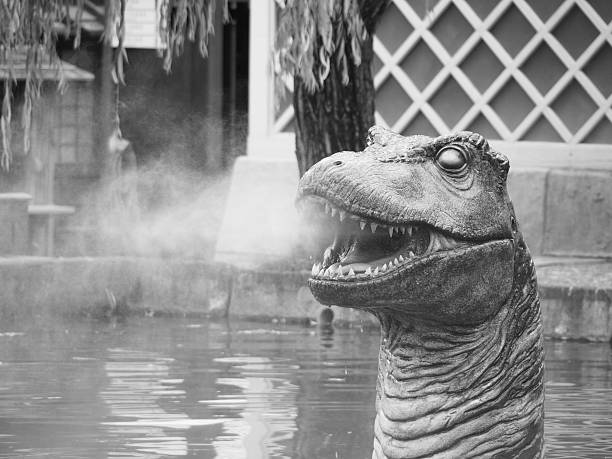 Model of a Dinosaur Park 