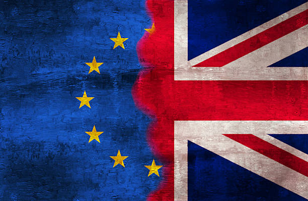 istock United Kingdom and European Union flag 542724904