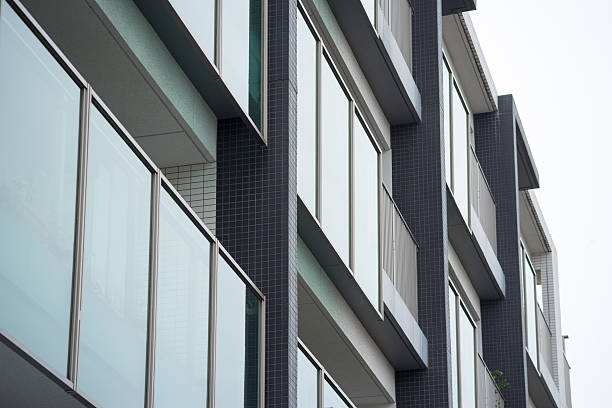 istock The outer wall of the luxury apartment 542725664