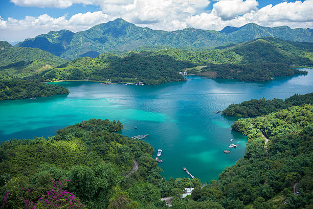 istock Landscape of sun moon lake 542726590
