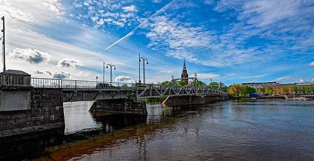istock Kokemanjoki river in Pori, Finland 542726862
