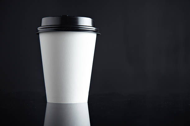 istock White luxury take away paper cups set black mirrored 542727434