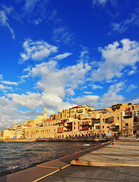istock Old Jaffa seaport at sunset 542794998