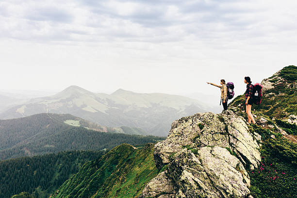 istock Girls in mountains 542798462