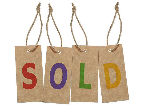 istock colorful sold tags isolated on white background 542799070