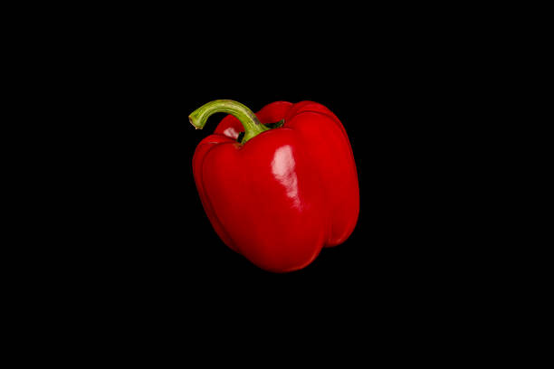red belly peppers in the shop for vegetarian meals.  giant red chili selling in supermarkets, vegetable and food concept