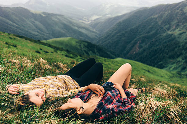 istock Girls in mountains 542802240
