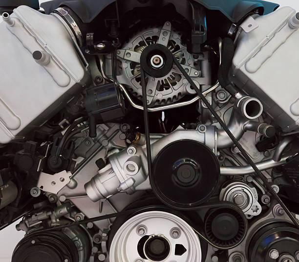 istock close up of car engine 542803454