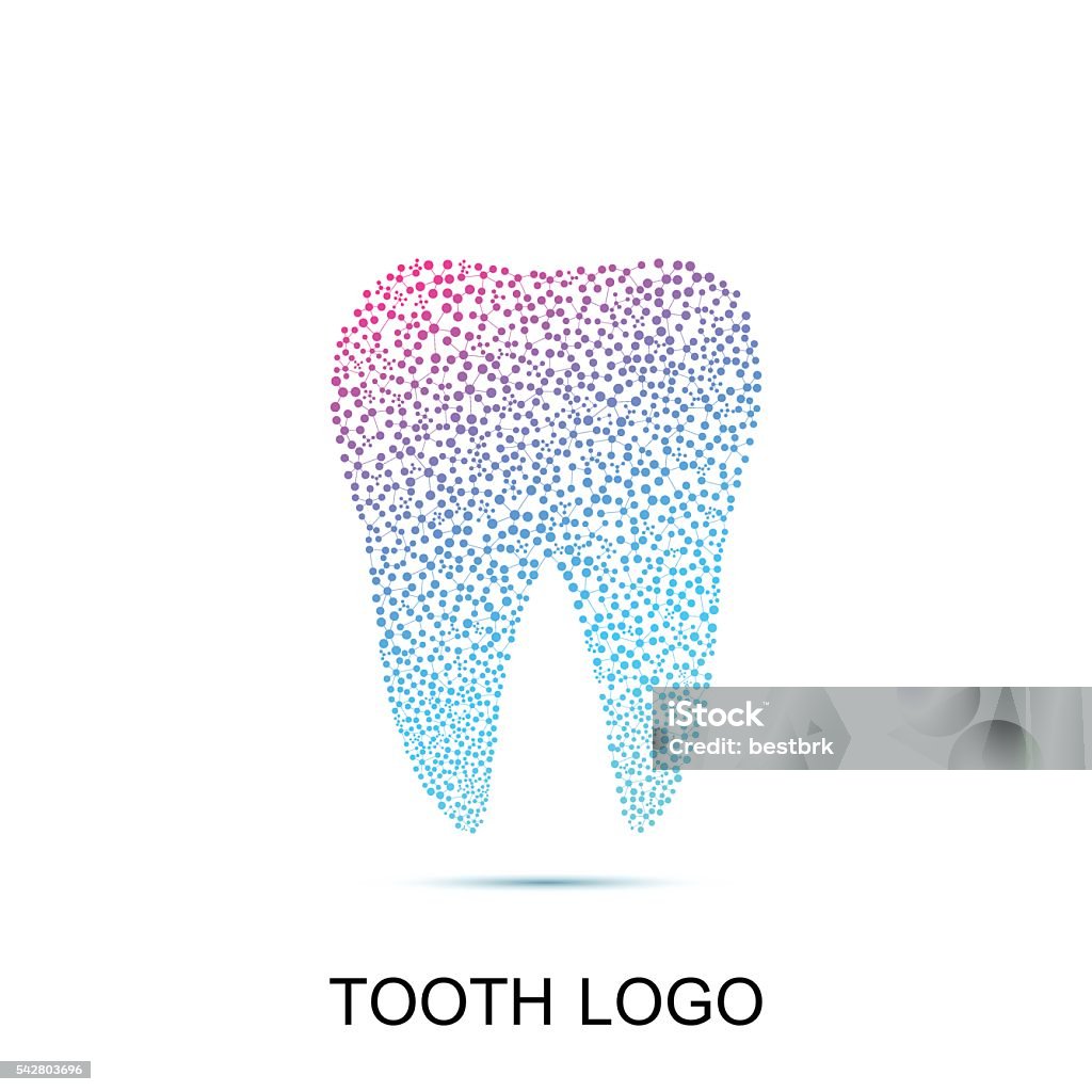 Tooth logo. Medical design. Dentist office icon. Vector illustration. Tooth logo. Medical design. Dentist office icon. Vector illustration Abstract stock vector
