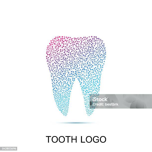 Tooth Logo Medical Design Dentist Office Icon Vector Illustration Stock Illustration - Download Image Now