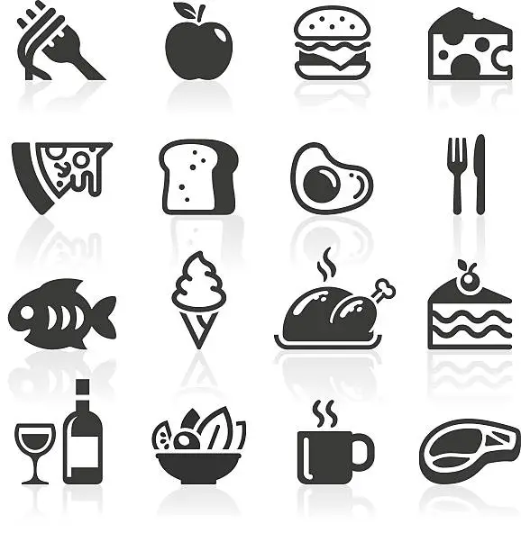 Vector illustration of Food & Drink Icons