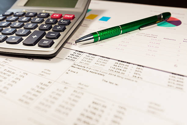 istock Desk office. business concept 542813836