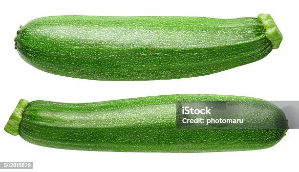 Isolated Zucchini Stock Photo - Download Image Now - Zucchini, Squash - Vegetable, Cut Out