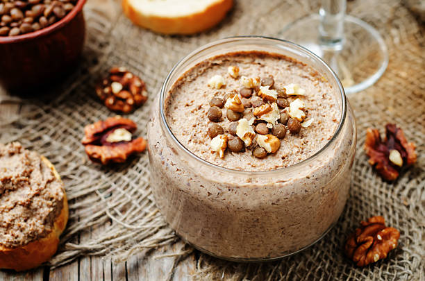 istock Mushrooms walnuts green lentil pate 542820408