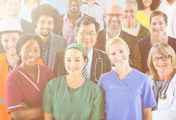 istock Group of Diverse People with Various Occupations Concept 542827706