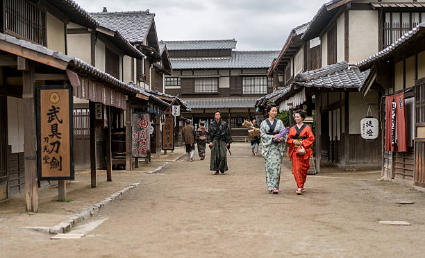istock Japanese people walking in Kyoto 542829598