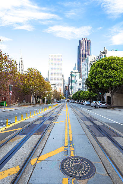 istock road with rail in san francisco 542829748