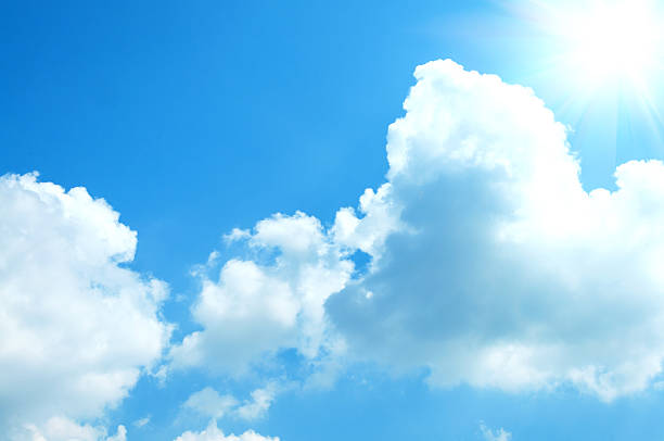 istock Abstract background of blue sky and clouds 542830544