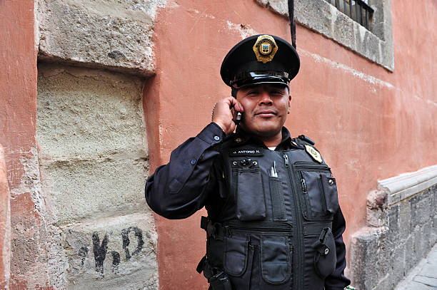 警官 メキシコのメキシコシティ,メキシコ - sheriffs deputy ストックフォトと画像