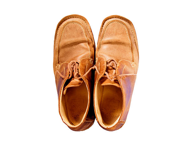 Bottom of shoes, isolated on white background