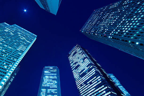 istock Shinjuku skyscrapers night view 542929808