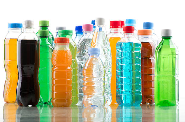 istock Color bottle isolated on a white 542932634
