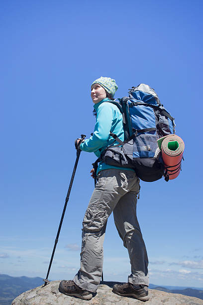 istock Girl in hike in summer. 542932868
