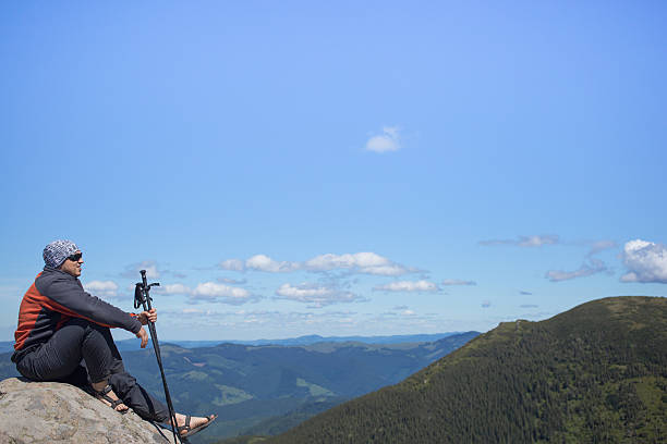 istock Hiking in the mountains in the summer . 542933296