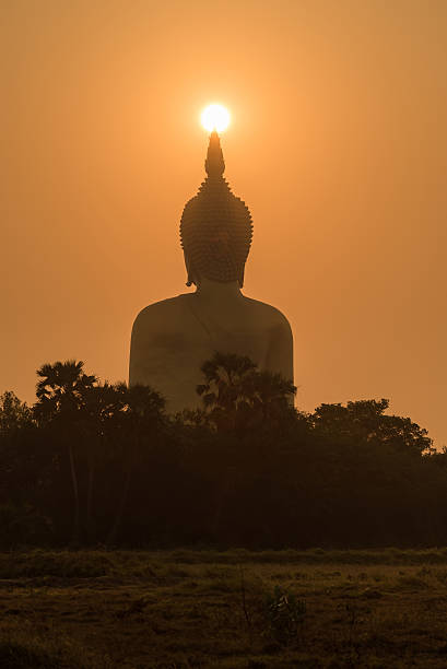 istock Big statue image of Buddha at Wat muang 542933734