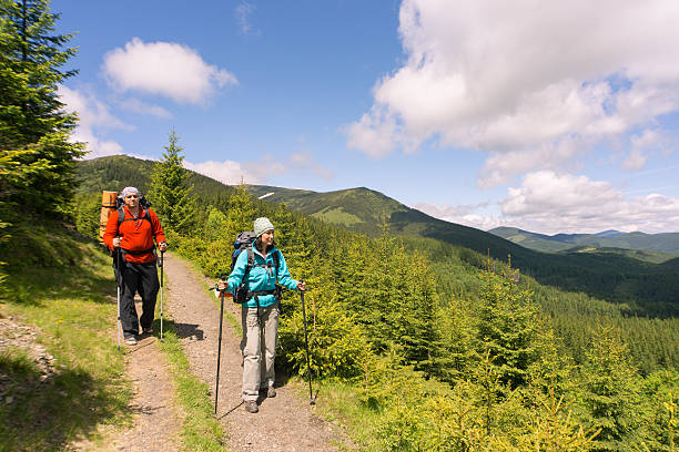 istock Hiking in the mountains . 542935326