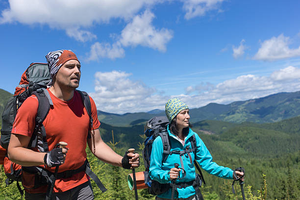 istock Hiking in the mountains in the summer . 542935854