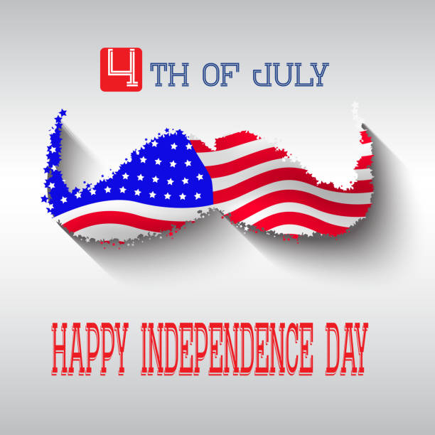 istock Happy independence day card United States of America, 4 th 542937302