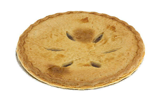 istock Side view of a sugar free apple pie 542944284
