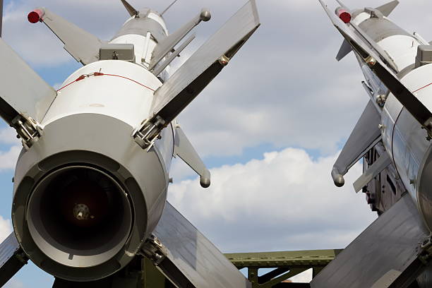 istock Cruise missiles on the launcher 542945032