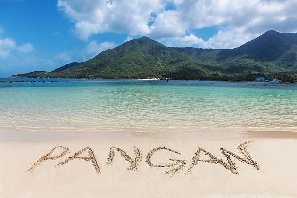 istock letters written on sand Pangan 542947140