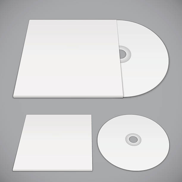 illustrations, cliparts, dessins animés et icônes de disque compact modèle - digital video disk