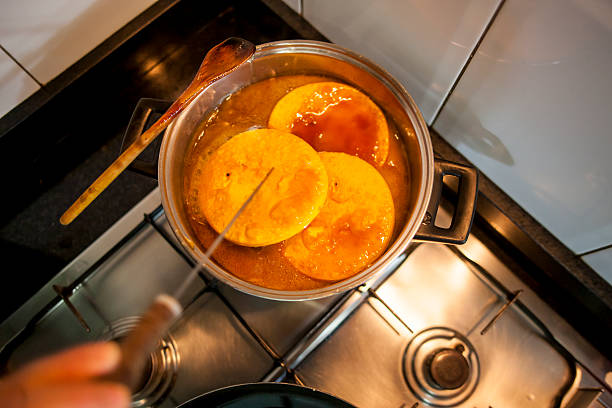 istock Sopaipillas with Chancaca past, typical Chilean winter food 542951286