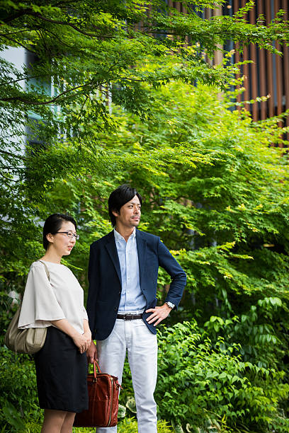 istock Outdoor walking meeting 542952752